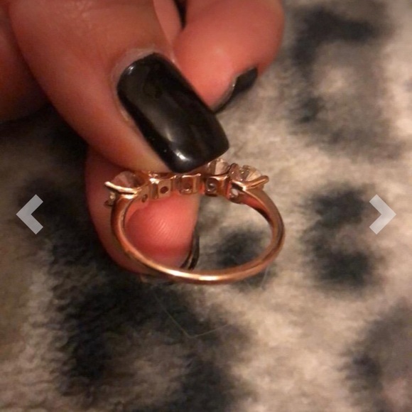 Genuine diamond band 2 carat 14k rose gold ring - Picture 3 of 3